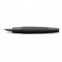 E-Motion Pure Black Fountain Pen, Medium, Anodized Aluminium
